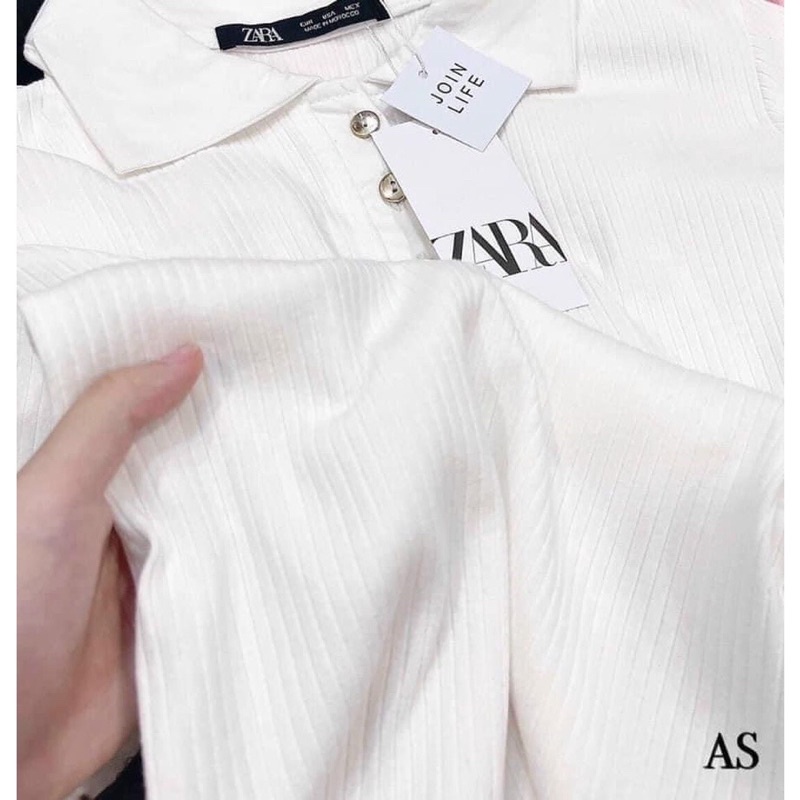 ÁO POLO DÀI TAY ZARA XUẤT