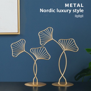 Lá Ginkgo Bằng Kim Loại Phong Cách Bắc Âu Tối Giản Sáng Tạo Trang Trí Nội Thất