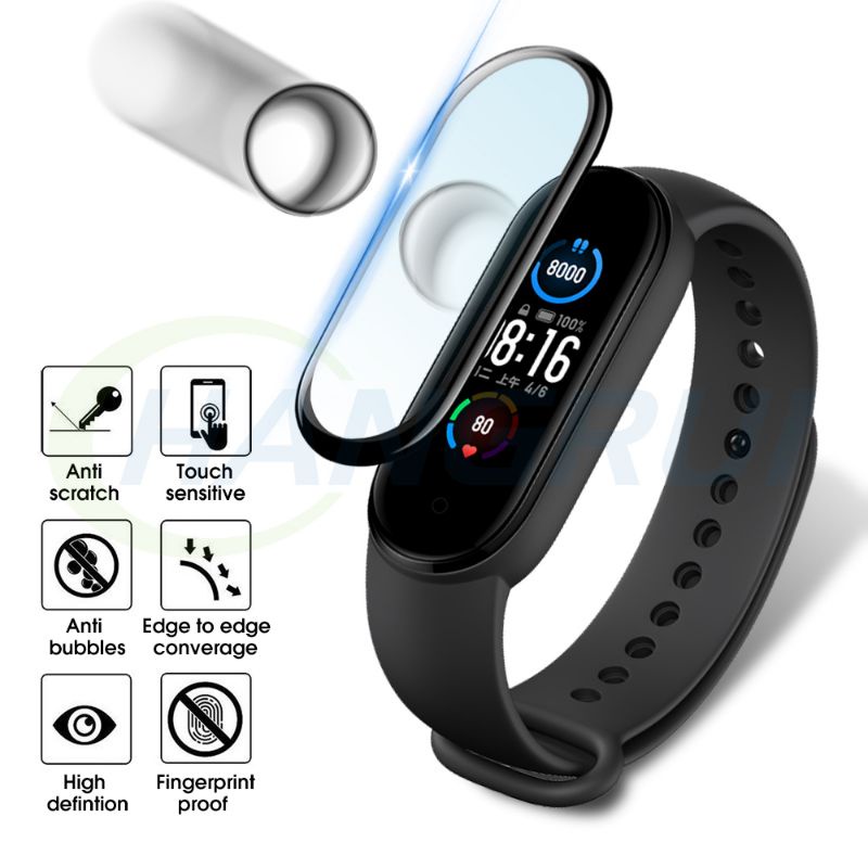 Cường lực 3D chất liệu PET chống trầy Miband 5 6