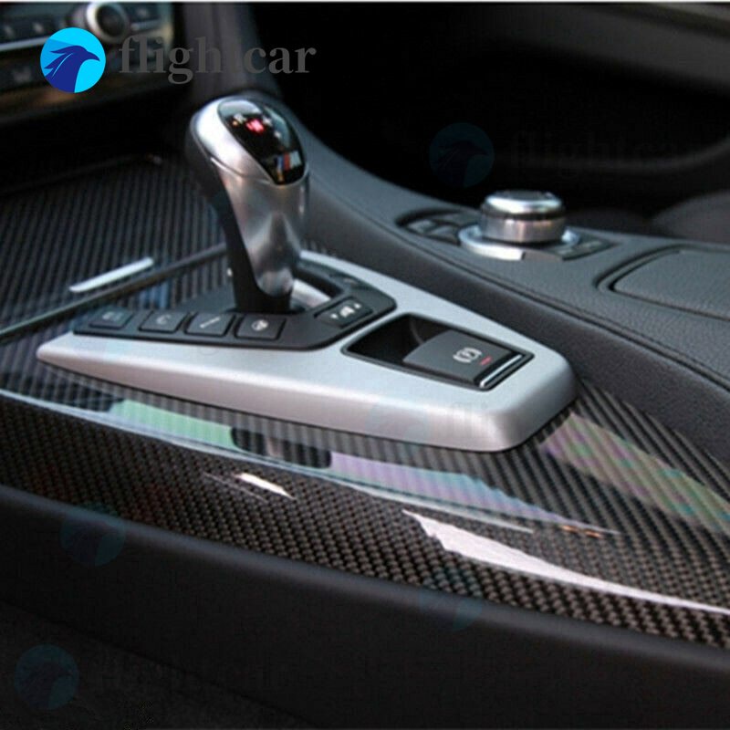 Miếng Dán Trang Trí Xe Hơi 7D Bằng PVC Sợi Carbon Chống Thấm Nước 30*152cm