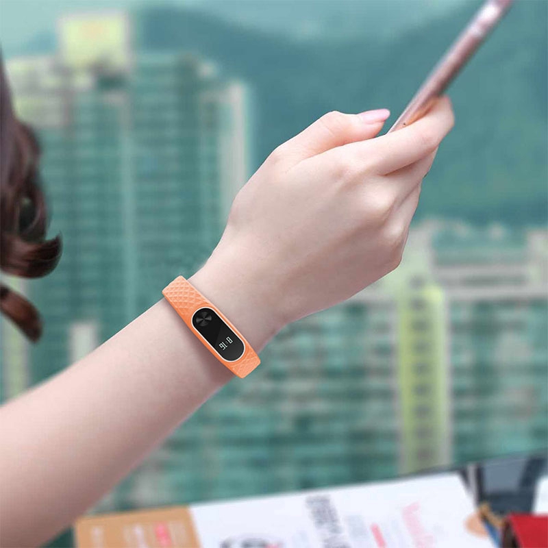 Vòng Đeo Tay Silicone Cho Xiaomi Miband 2