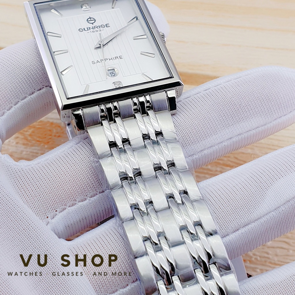 Đồng hồ nam SUNRISE 1190SA - Chính hãng, Kính Sapphire