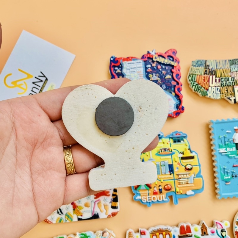 Nam châm lưu niệm hình ảnh các nước trên thế giới