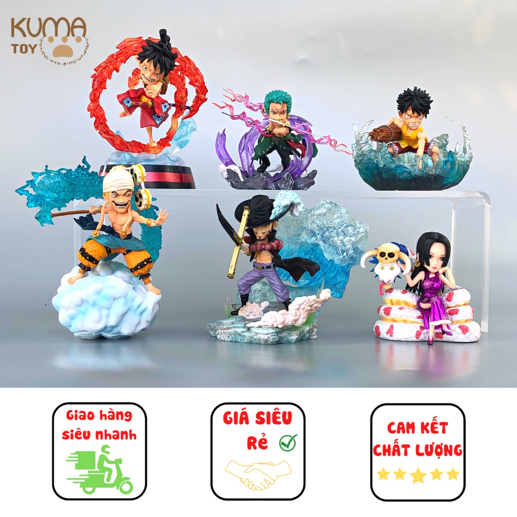 Mô hình anime ONE PIECE: Luffy, Zoro, Ace, Mihawk, Marco, Doflamingo figure anime