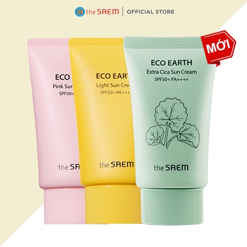 Kem Chống Nắng Ngăn Ngừa Tia UVA và UVB The Saem Eco Earth Sun Cream 50g