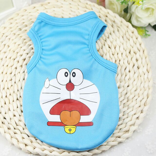 Áo ba lỗ Doraemon chó mèo