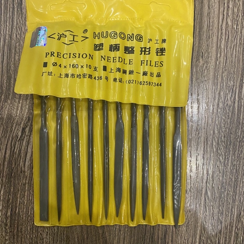 Bộ dũa mài kim loại đa năng 10 cây chính hãng Hugong