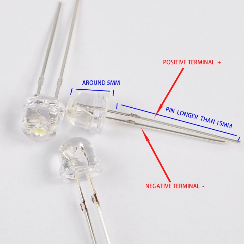 Set 70 Đèn LED Đi Ốt DC 3V-6V, 5 mm