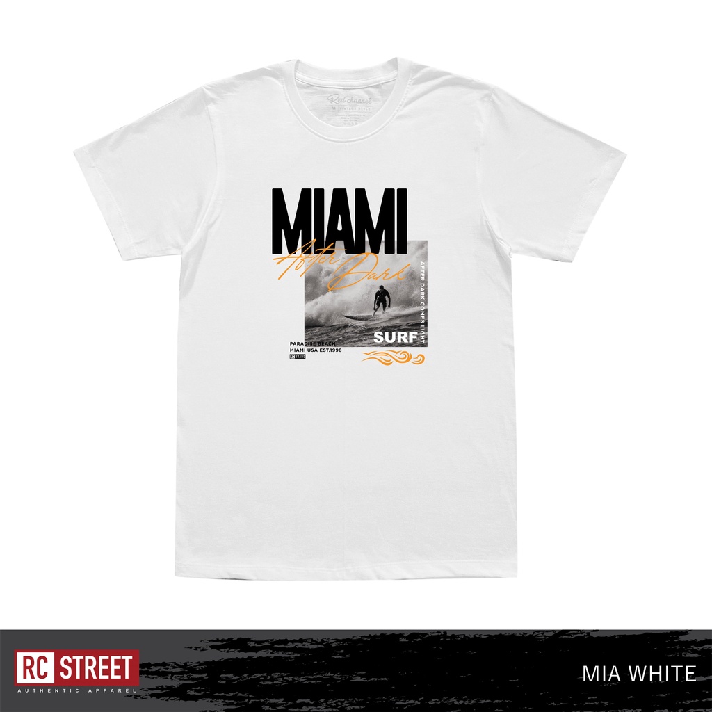 Áo thun MIAMI CHANNEL ĐỎ