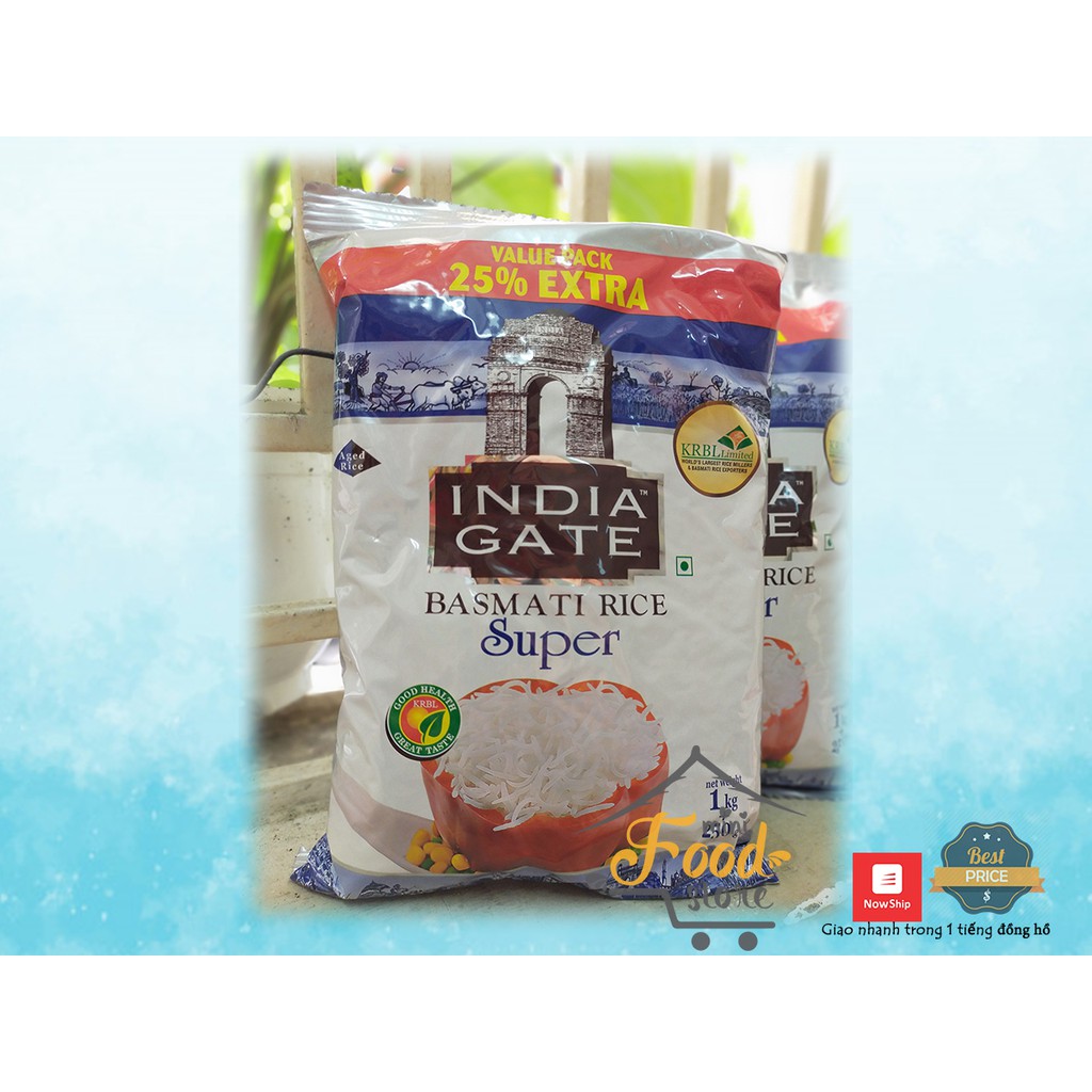 Gạo Basmati India Gate Super Ấn Độ 5kg