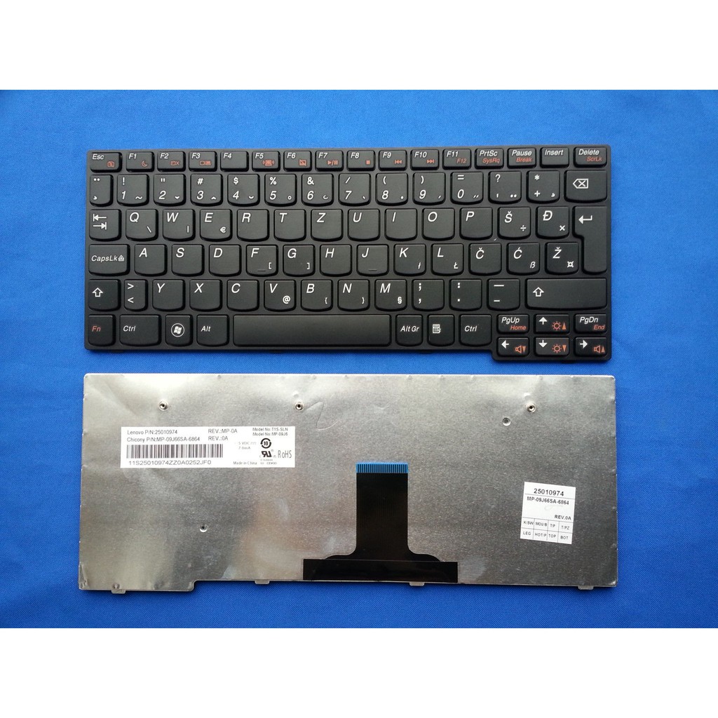 Bàn phím laptop Lenovo Ideapad S10-3 S10-3S, S100 S110 - S10-3S ĐEN