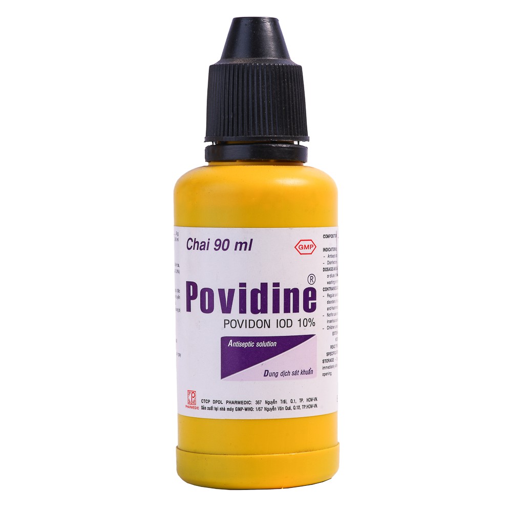 Dung dịch sát khuẩn Povidine Povidon Iod 10%