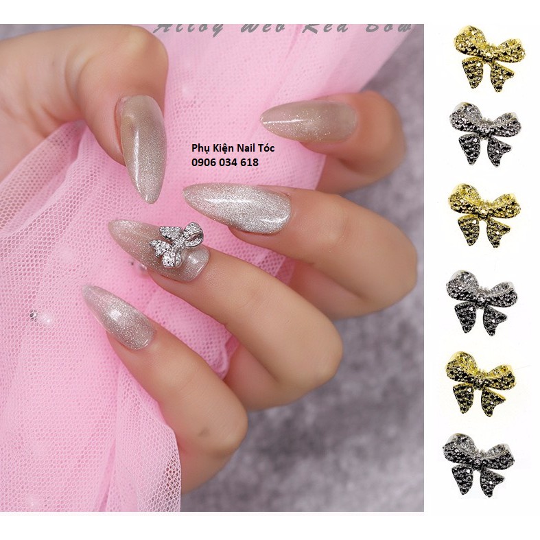 Charm Nơ Trang Trí Móng