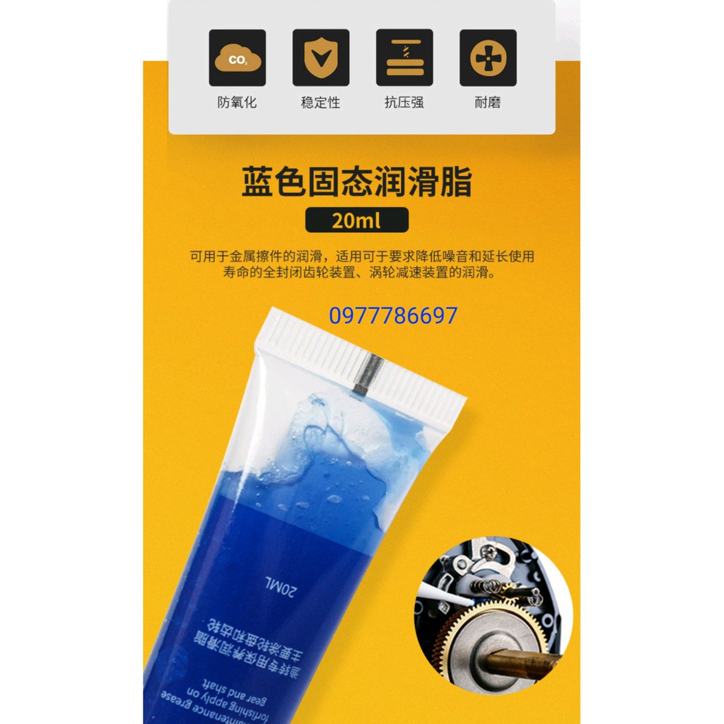 Combo 2 típ 20ml dầu và mỡ bảo dưỡng máy câu cá