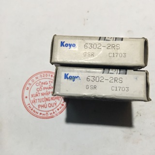 Vòng bi, bạc đạn koyo 6302 - 2rs