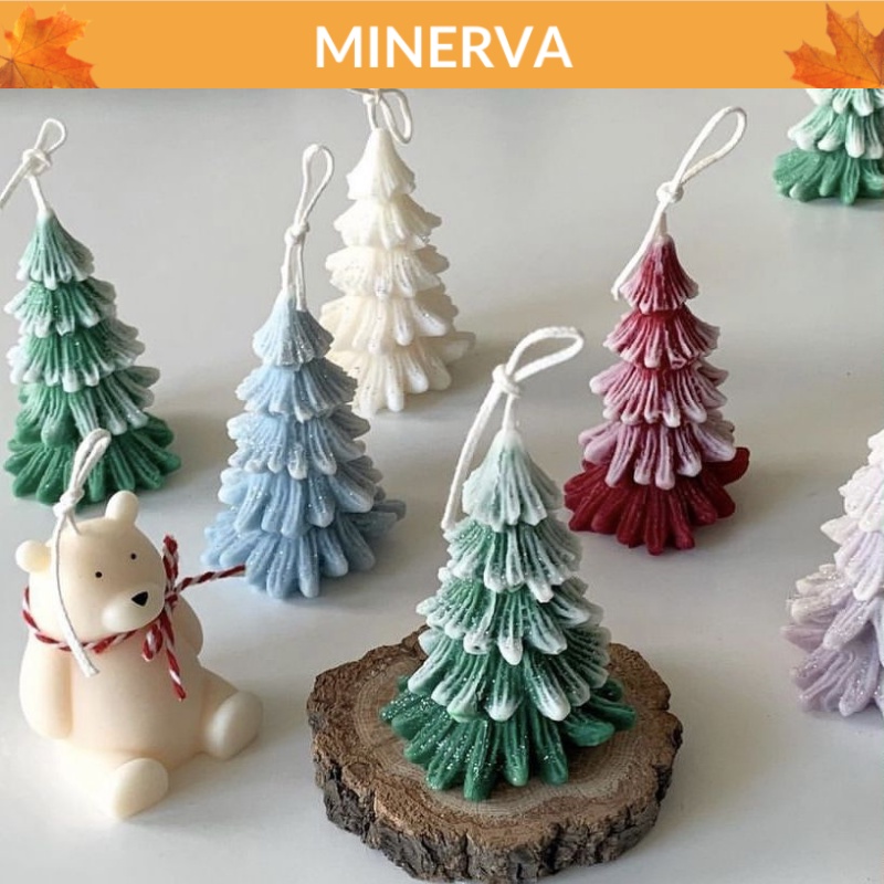 Nến thơm hình cây thông trang trí giáng sinh , phụ kiện chụp ảnh , trang trí nhà cửa , quà tặng sinh nhật handmade