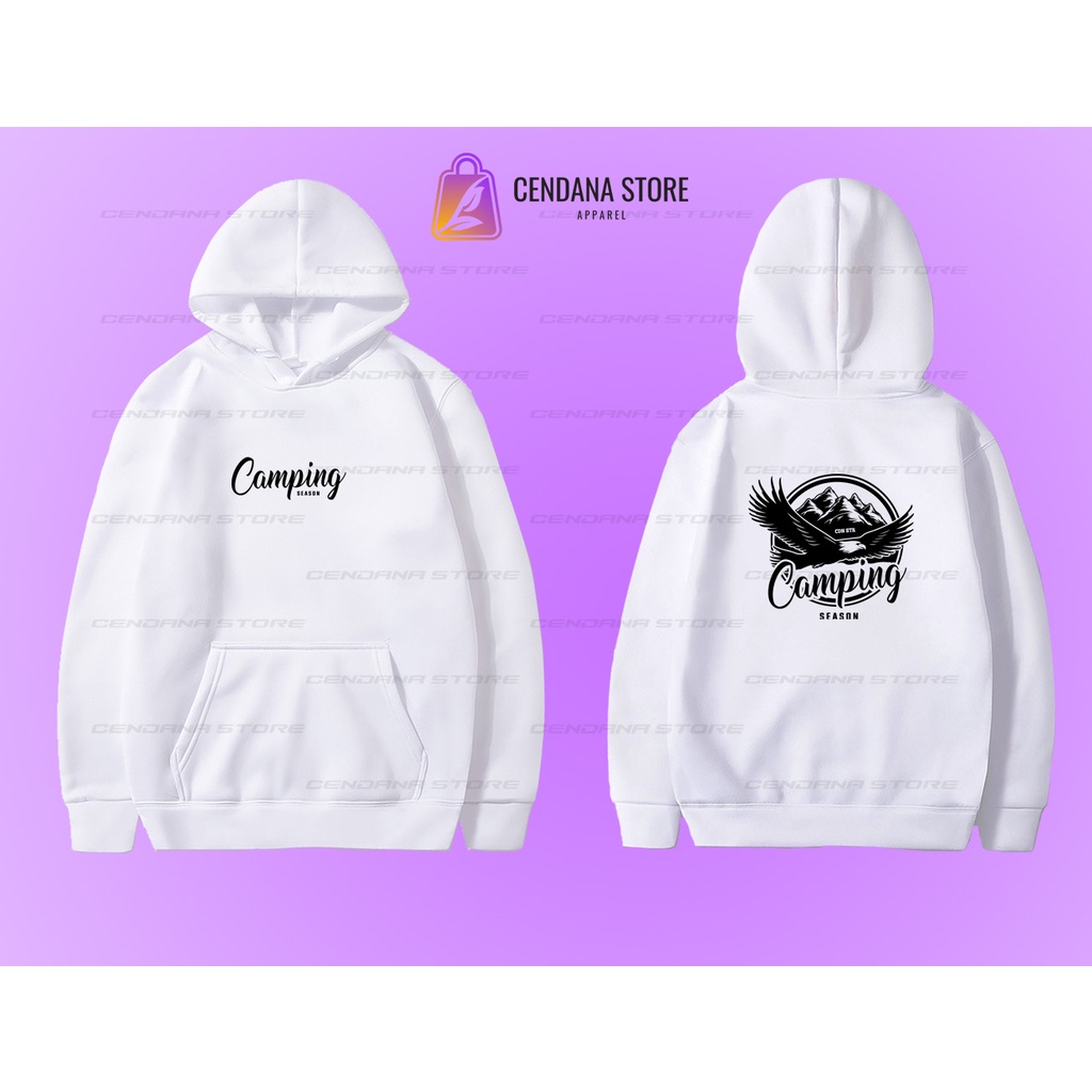 Mùa Cắm Trại | Áo Khoác Hoodie Thời Trang Trẻ Trung Năng Động Size S M L XL XXL