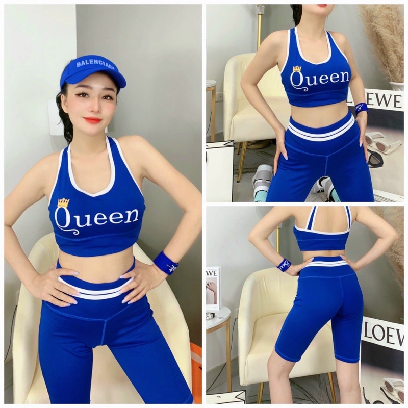 SET QUEEN ÁO BRA QUẦN LỠ TẬP GYM ZUMBA CARDIO NỮ CÓ TÁCH BÁN LẺ ÁO LẺ QUẦN