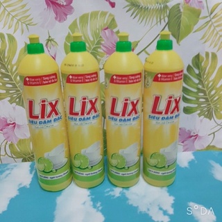 Nước rửa chén lix siêu đậm đặc 200-400-800g