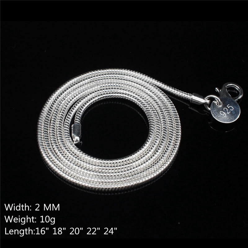 Vòng cổ mạ đồng hình xương rắn 2mm cá tính