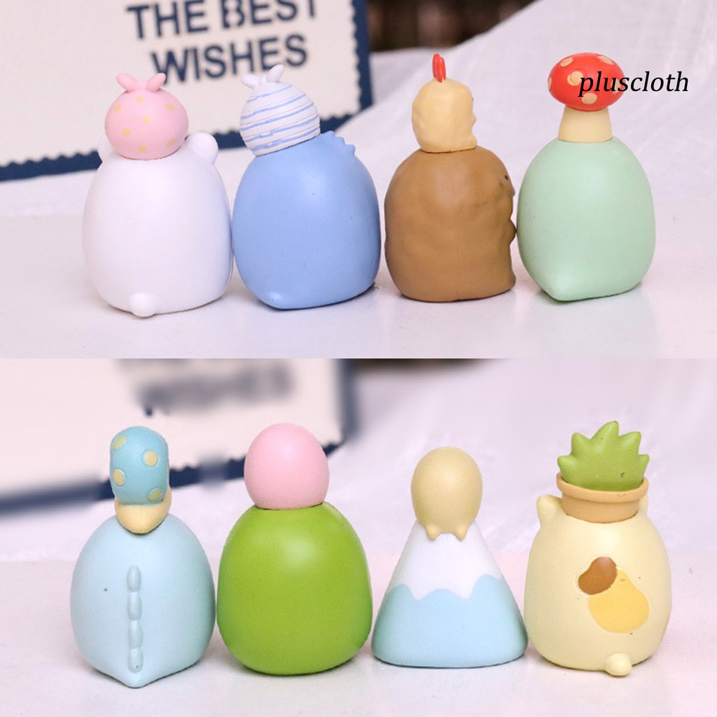 Bộ 8 Mô Hình Nhân Vật Sumikko Gurashi Trang Trí Đáng Yêu