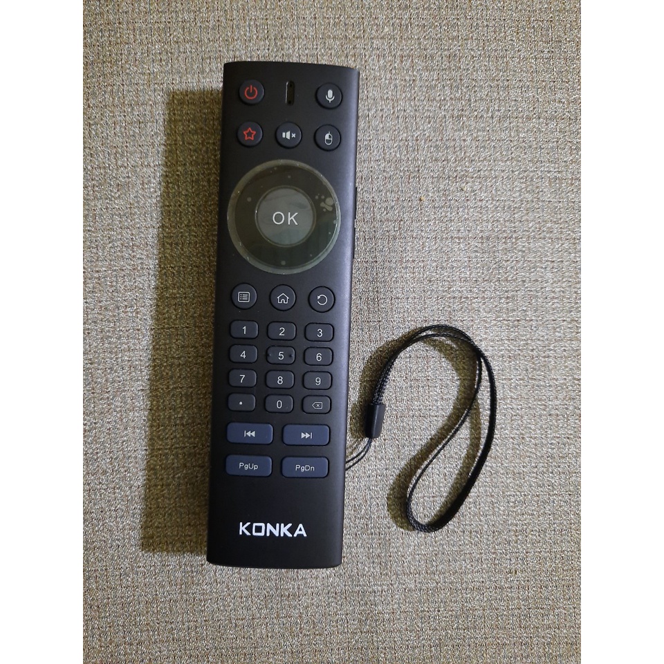 Remote Điều khiển tivi KONKA giọng nói kiêm chuột bay- Hàng chính hãng theo TV mới 100% Tặng kèm Pin + Dây treo