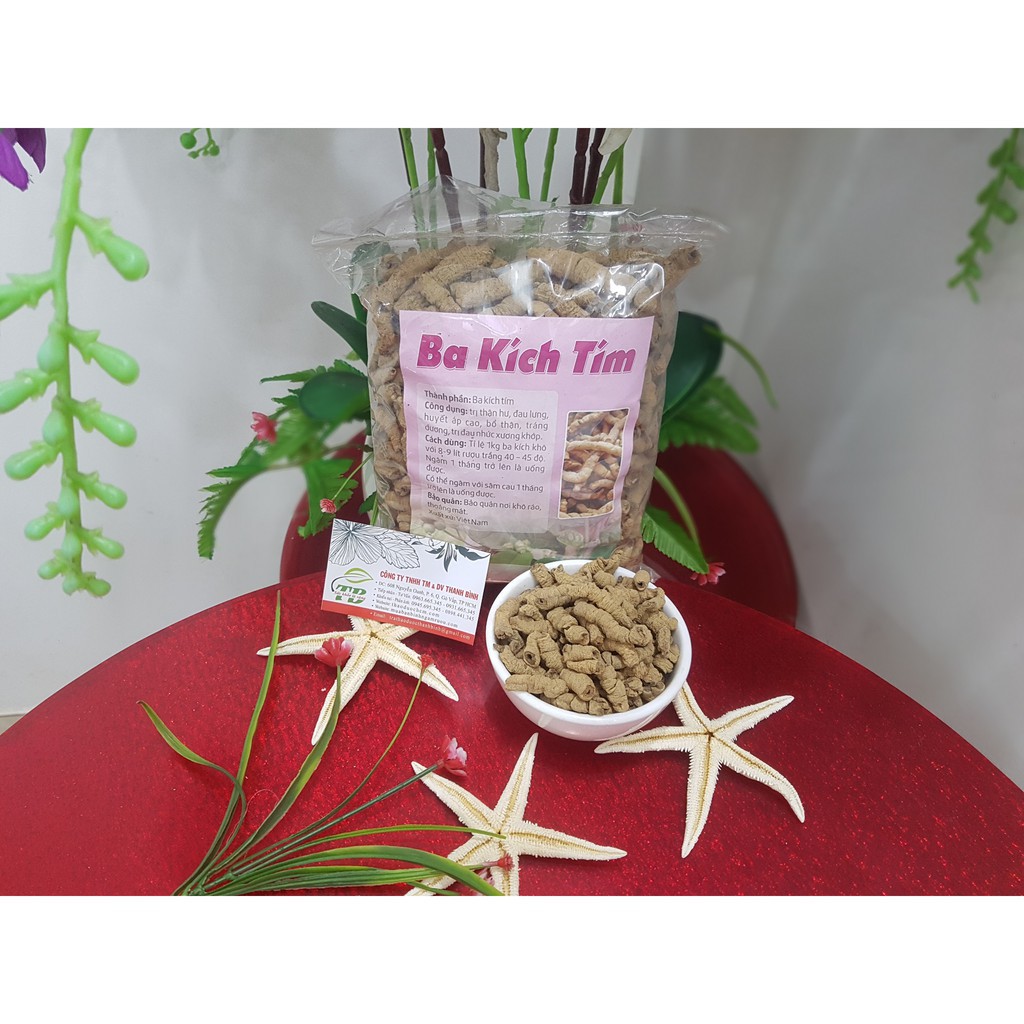 Củ Ba Kích Tím Khô 100g - Chất Lượng 100%