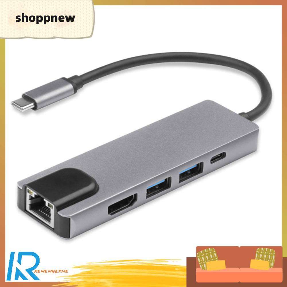 Bộ Chuyển Đổi Hdmi Sang 2 Usb 3.0 / Gigabit Lan Rj45 5 Trong 1