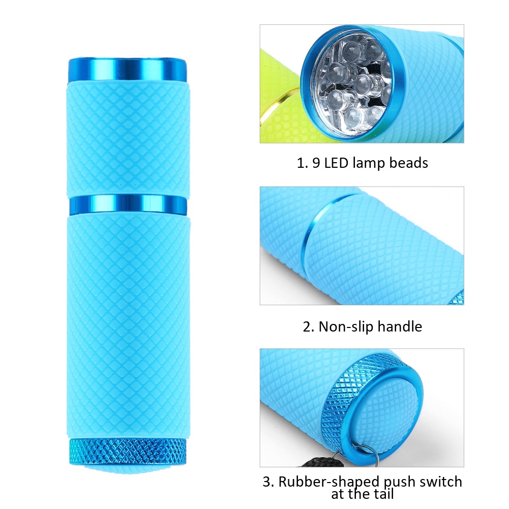 ⚡Vận Chuyển 24H⚡Đèn Pin LED Mini Đèn Làm Móng Kiểu Đèn Quang Trị Liệu Cầm Tay Nhanh Khô Đèn Làm Móng Đặc Biệt Máy Sấy Móng Dụng Cụ Nghệ Thuật Đèn UV