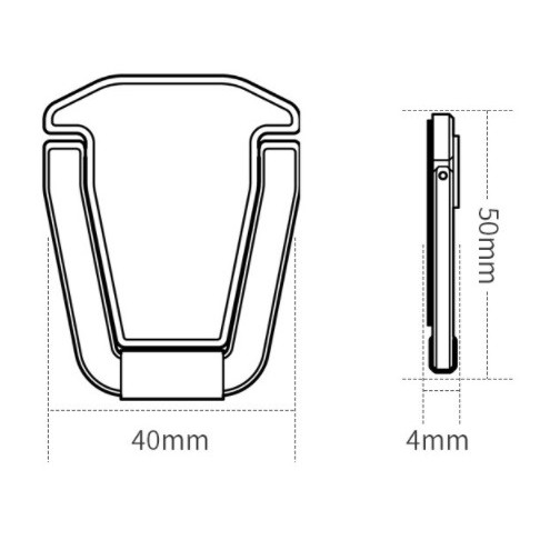 Đế Tản Nhiệt Macbook 14 inch, 15.6 inch, 17 inch Kiêm Giá Đỡ Laptop Gấp Gọn Dán Mặt Lưng Máy Tính T615