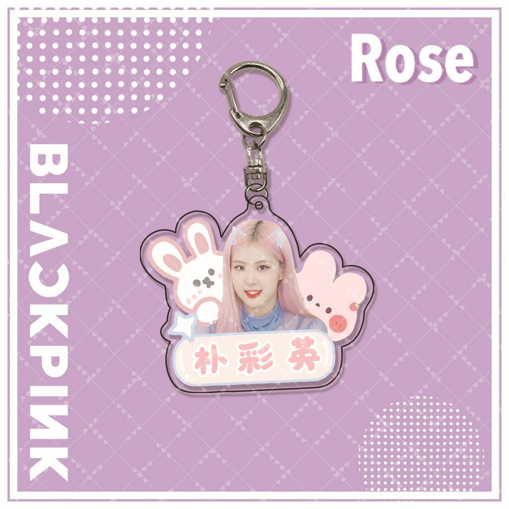 Móc khóa hình Rose nhóm nhạc BLACKPINK xinh xắn