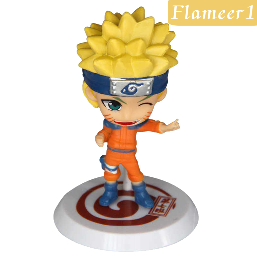 Set 1 / 6 Mô Hình Đồ Chơi Nhân Vật Trong Phim Hoạt Hình Naruto 7cm