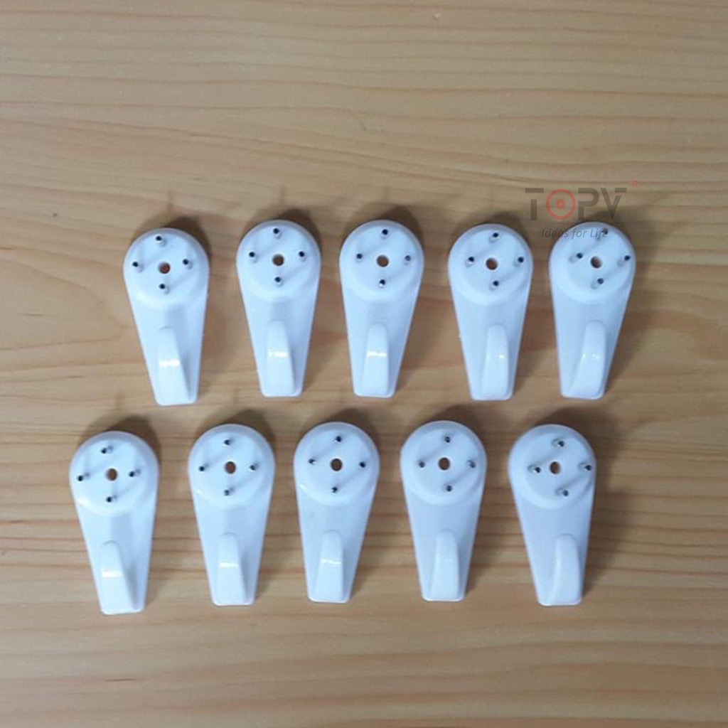 Đinh 4 chân treo tường chịu lực có móc treo tranh ảnh treo kệ vật dụng không cần khoan
