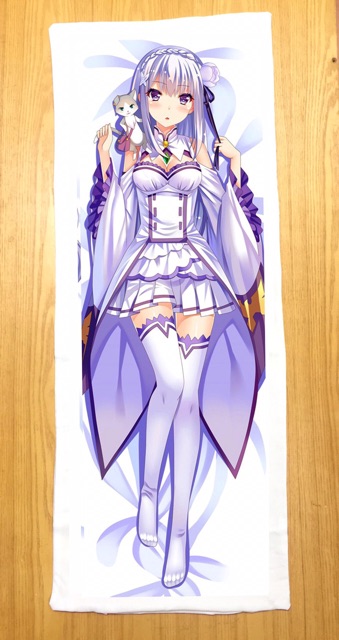 Gối ôm anime RE:ZERO Emilia RAMREM