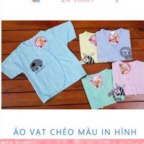 Bộ Quần Áo Sơ Sinh Carter’s Vạt Chéo Cho Bé Từ 3-8KG (Loại Cộc)