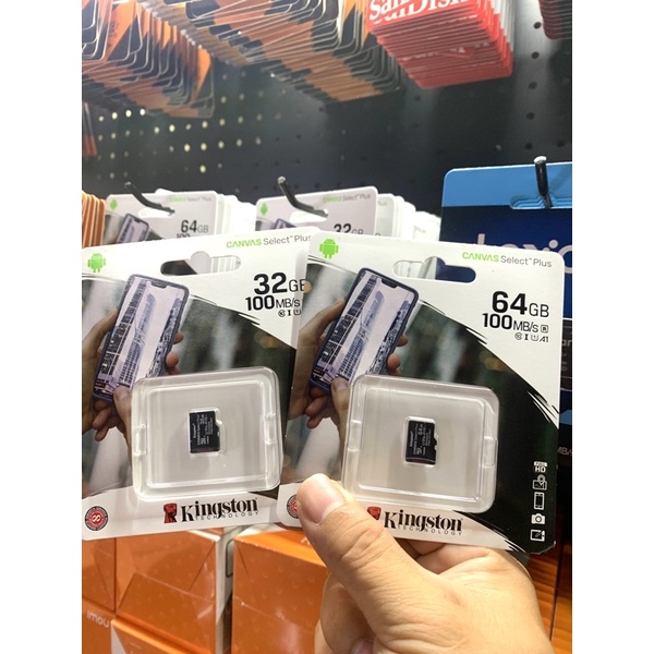 Thẻ nhớ Kingston micro SDHC 32GB 64GB 128GB Hàng chính hãng