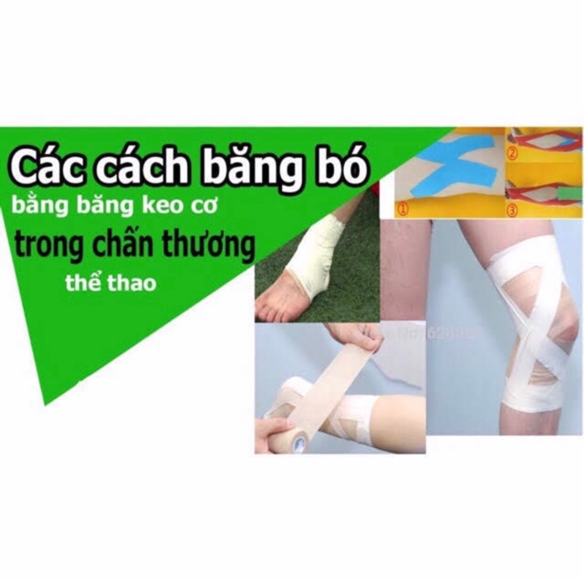 Băng keo thể thao đa năng Của Nhật (Bản 5cm ).Quấn đầu gối khửu tay