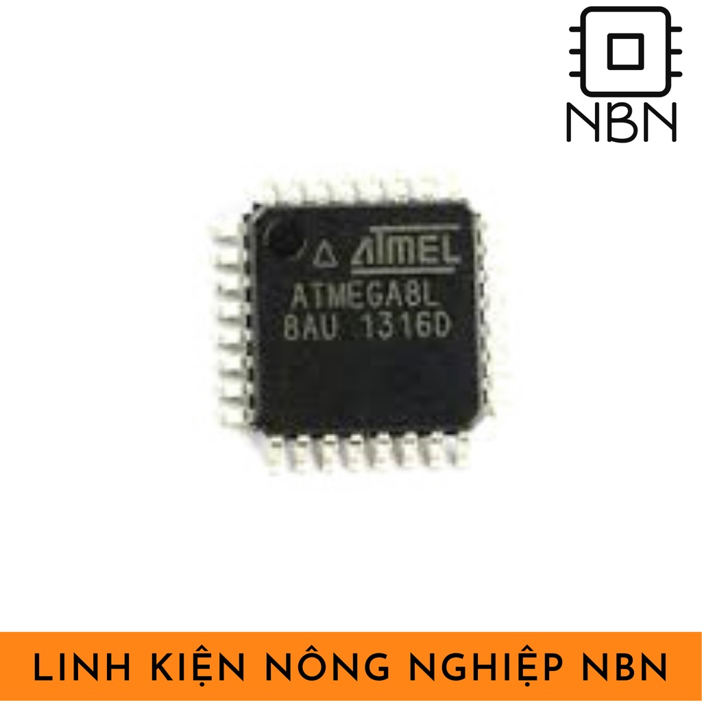 Vi điều khiển Atmega8L-8AUTQFP-32 SMD chân