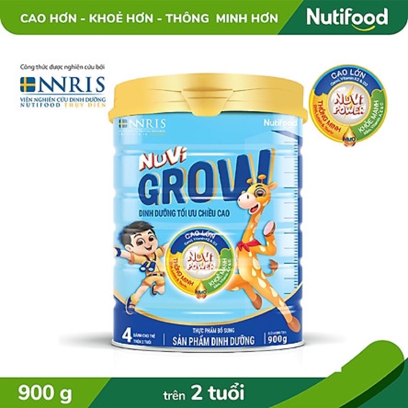 Sữa Bột Nutifood Nuvi Grow 4 900g