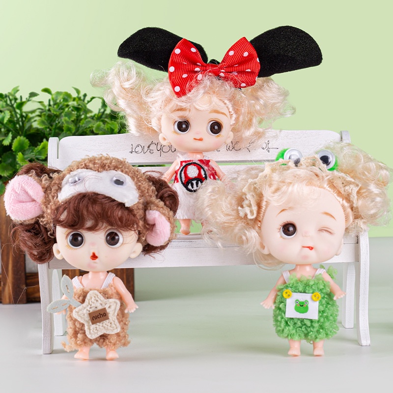 Búp Bê Đồ Chơi Dễ Thương Xinh Xắn Cao Cấp 10cm