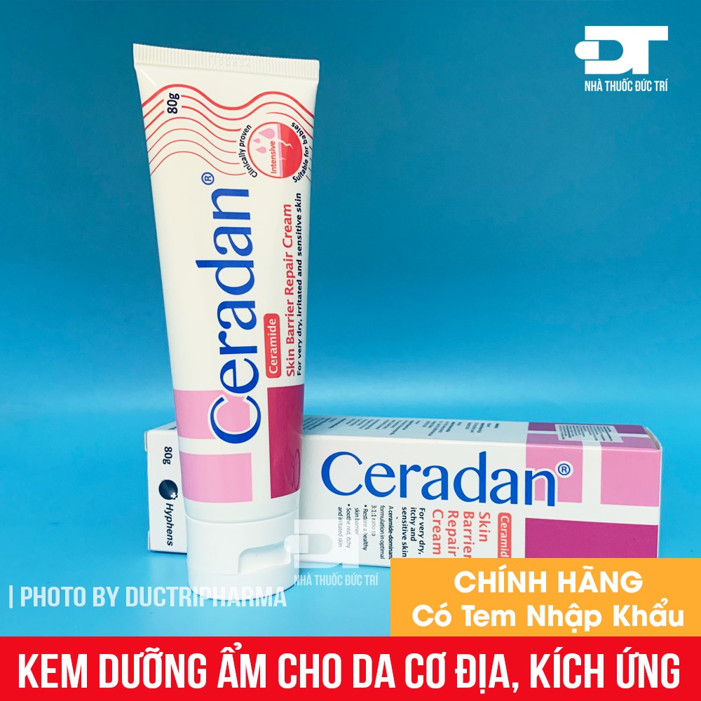 Kem dưỡng ẩm Ceradan chăm sóc da chàm thể tạng, da khô, kích ứng