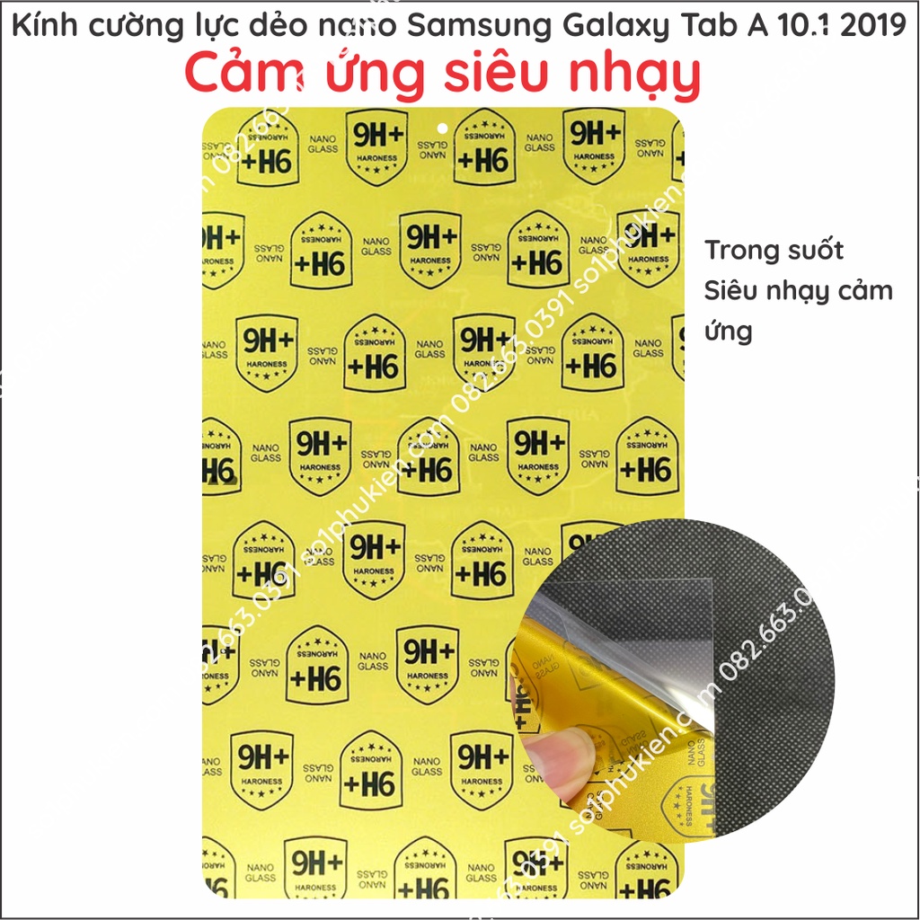 Dán cường lực dẻo nano dành cho Samsung Galaxy Tab A 10.1 T585/ Tab A 10.1 2019