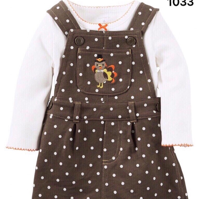 Freeship 99k TQ_Set váy yếm + body Carter's