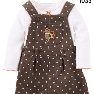 Freeship 99k TQ_Set váy yếm + body Carter's