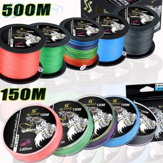 Sougayilang cuộn dây câu cá pe bện 4 + 1 sợi 150m-500m nhiều màu
