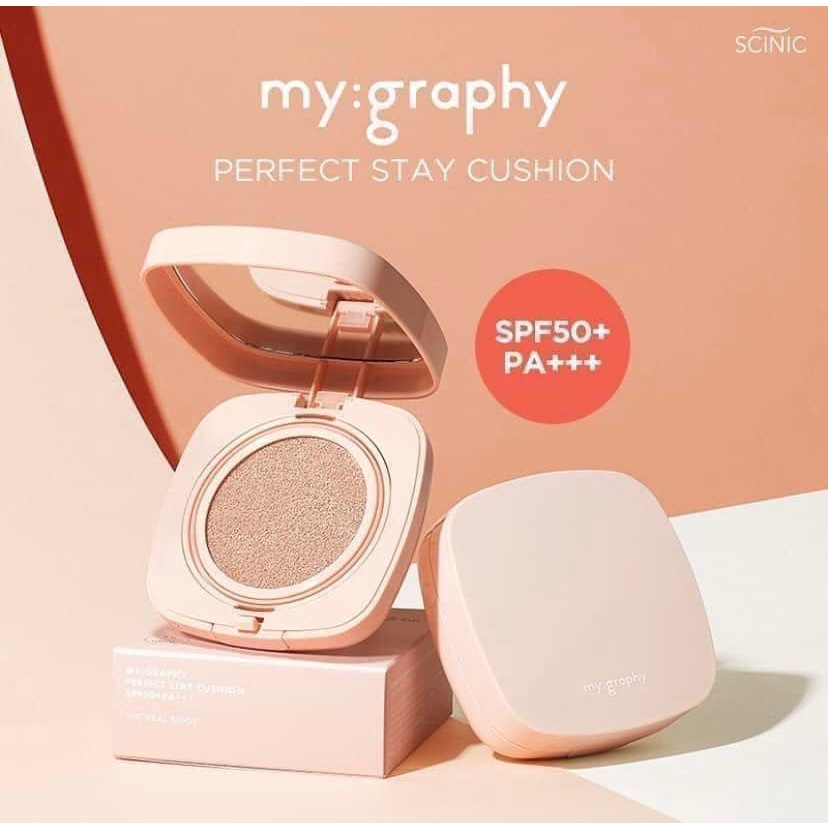 Phấn nước #SCINIC My:graphy Perfect Stay Cushion SPF50+ PA+++