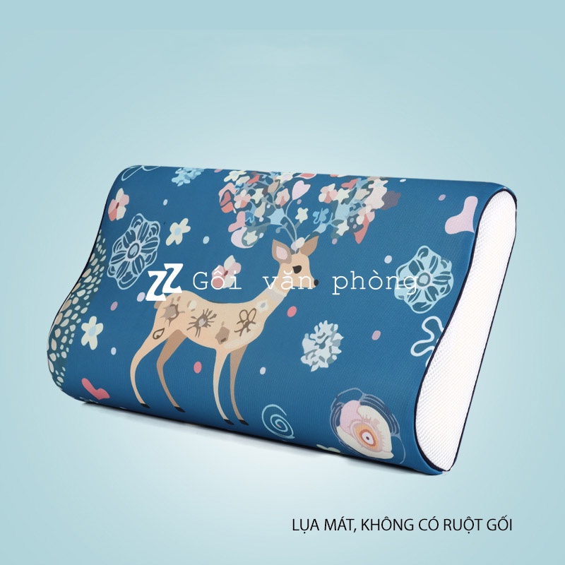 Vỏ gối  cao su non lượn sóng size 60x40cm