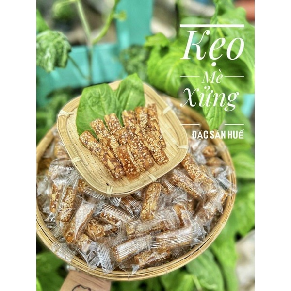 Kẹo Mè Xửng Huế Lon 500gram [FREE SHIP]TỪ ĐƠN 50K, [Loại Đặc Biệt] Hàng ngon nhà làm