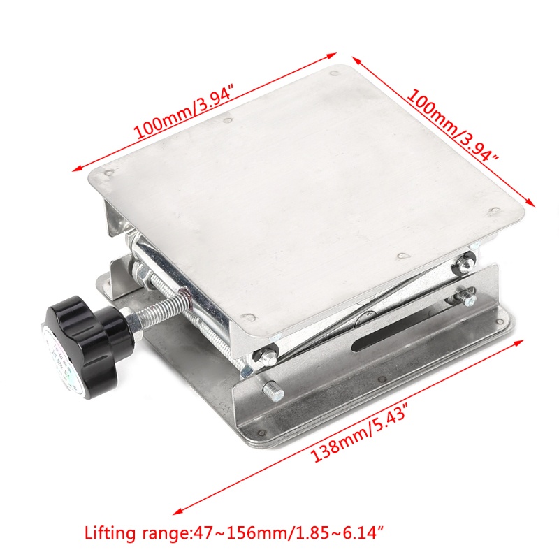 Giá Đỡ Nâng Bằng Thép Không Gỉ Kích Thước 4x4 Chuyên Dụng Cho Phòng Thí Nghiệm