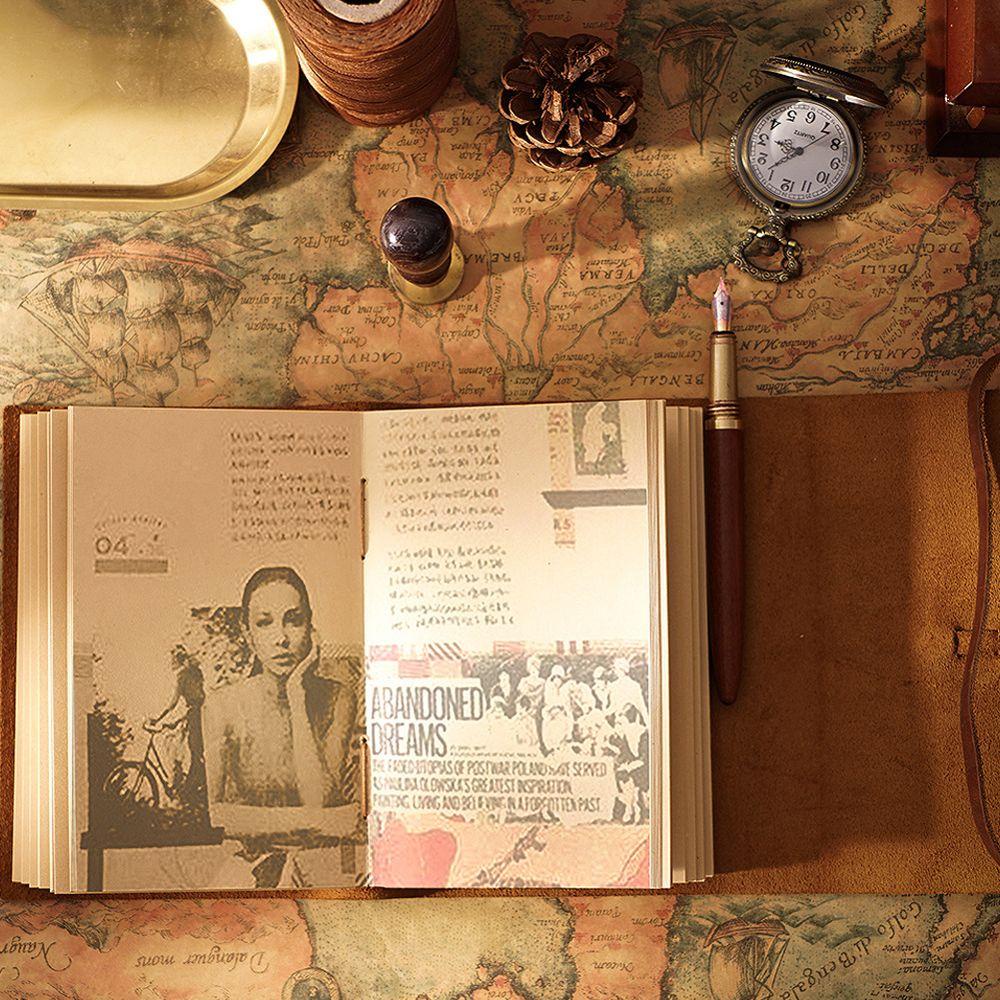 Sổ Tay Bìa Da Phong Cách Retro Dành Cho Học Sinh